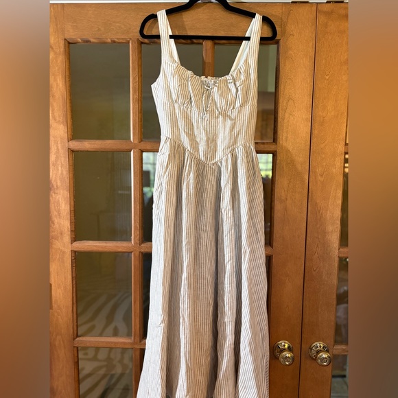 REFORMATION Balia Linen Dress - Picture 5 of 16